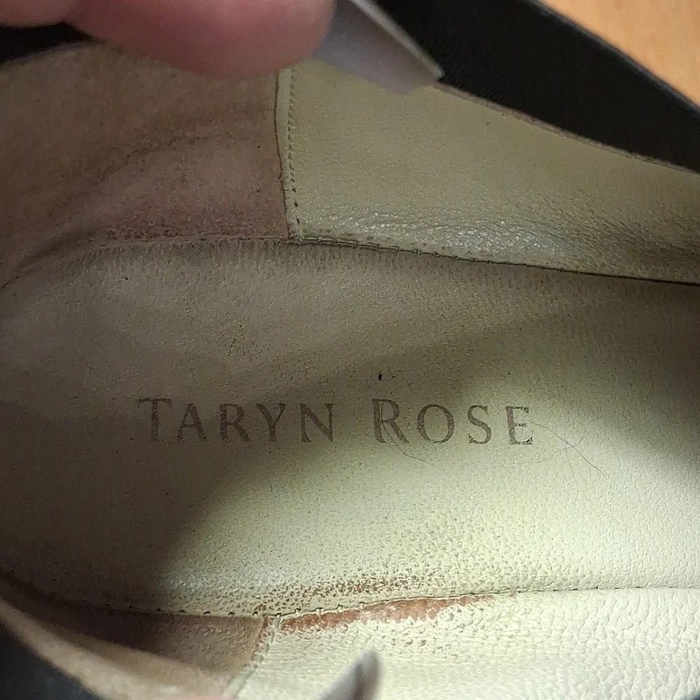 Taryn Rose Cowhair Cheetah Wedges Size 8